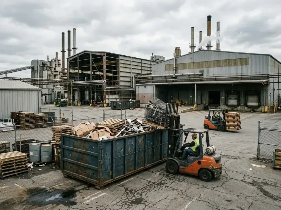 industrial-factory-scrap-conta-003 — frequently asked questions, Cheap Roll-off Dumpster Rentals in Teague, TX